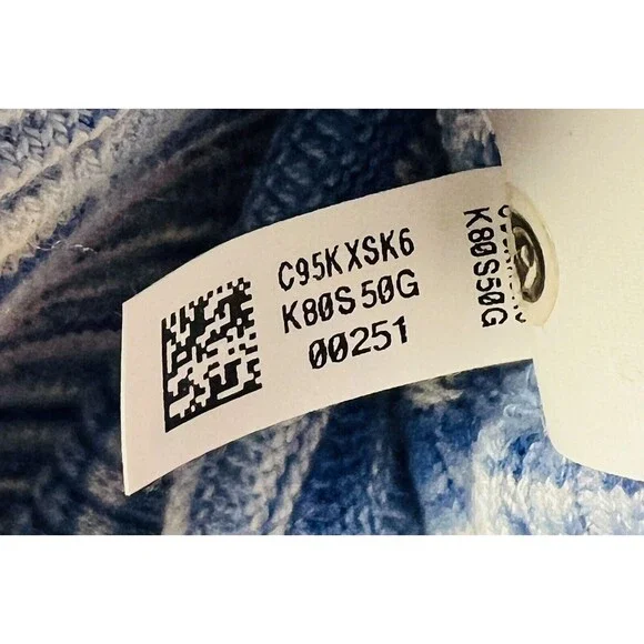 Aerie Offline 1/4 Zip Pullover Marled Blue Size XS Excellent Condition Oversized - Picture 9 of 12